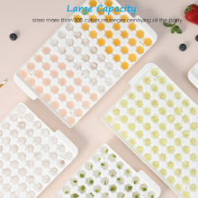 Load image into Gallery viewer, Mighty Rock Ice Cube Tray Silicone Bottom with Ice Bin Scoop 308 Pcs Tiny Crushed Ice Cubes Molds for Chilling Drinks Coffee Juice White
