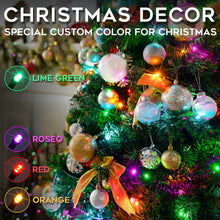 Load image into Gallery viewer, Silensys Christmas String Lights 66Ft 200LEDs Timer Chritsmas Tree Lights 8 Modes for Indoor Xmas Party Yard Garden Multi Colored
