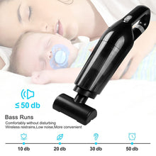 Load image into Gallery viewer, Cowin Portable Car Vacuum Cleaner: High Power Cordless Handheld Vacuum - 120W - Best Car &amp; Auto Accessories Kit for Detailing and Cleaning Car Interior Home Car Dual Purpose (Black)
