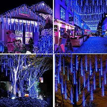 Load image into Gallery viewer, Christmas Lights Outdoor, Icicle String Light 32 Tubes 768LEDs for Xmas Tree Christmas Decorations Party Wedding Holiday Yard, Blue
