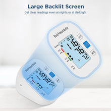 Load image into Gallery viewer, Blood Pressure Monitors for Home Use，Automatic Upper Arm Blood Pressure Cuff BP Machine with Backlit Display for 2 Users, White
