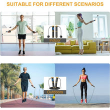 Load image into Gallery viewer, Jump Rope Fitness Weighted Skip Rope Smart with Counter Adjustable Heavy Jump Rope Men Women Adults Kids
