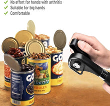 Load image into Gallery viewer, Can Opener Manual Cutting Can Opener Safe Smooth Edge Stainless Steel Ergonomic Can Opener Kitchen Restaurant
