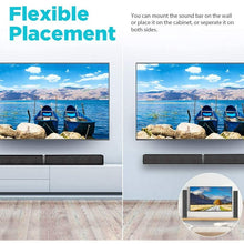 Load image into Gallery viewer, Sound Bars for TV, Bluetooth Soundbar for TV, 50W TV Sound Bar with 4 Drivers and Remote Control, Home Audio TV Speakers Sound Bar with ARC/Optical/AUX Connect
