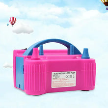 Load image into Gallery viewer, Electric Air Balloon Pump Portable Dual Nozzle Electric Balloon Blower Air Pump Balloons Inflator for Decoration Party Sport
