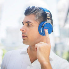 Load image into Gallery viewer, COWIN Bluetooth Noise-Canceling Over-Ear Headphones, Blue, e7anc

