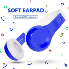 Load image into Gallery viewer, Funsmile Kids Headphones Wired Headphones for Kids with 3.5 MM Foldable On-Ear Headse Kids Headphones for Smartphone Tablet Computer MP3 / 4 Blue
