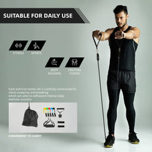Load image into Gallery viewer, kibhous Resistance Bands Set Exercise Bands with Handles Heavy Resistance Training Physical Therapy Home Workouts
