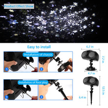 Load image into Gallery viewer, Snowflake Projector Lights
