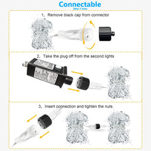 Load image into Gallery viewer, Christmas Icicle Lights String Lights 33ft 400 LED 8 Modes Waterproof Timer for Holiday Party Wedding, Multicolor
