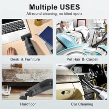 Load image into Gallery viewer, Cowin Portable Car Vacuum Cleaner: High Power Cordless Handheld Vacuum - 120W - Best Car &amp; Auto Accessories Kit for Detailing and Cleaning Car Interior Home Car Dual Purpose (Black)
