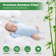 Load image into Gallery viewer, Waterproof Mattress Protector Full Size, Bamboo Mattress Cover Ultra Soft 3D Air Fabric Cooling Breathable Noiseless Deep Pocket(8-18 inch)
