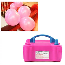 Load image into Gallery viewer, Electric Air Balloon Pump Portable Dual Nozzle Electric Balloon Blower Air Pump Balloons Inflator for Decoration Party Sport
