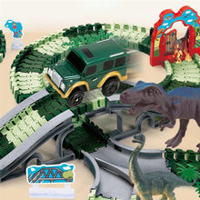 Load image into Gallery viewer, Dinosaur Toys Race Track Set to Create a Race Car Track Dino World,Christmas Birthday Gift for Kids Age 3+

