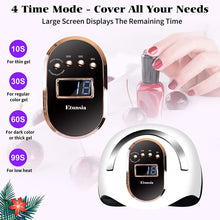 Load image into Gallery viewer, Meidong Gel Dryer Lamp for Manicure UV LED Nail Dryer Smart Sensor LCD Display Nail Lamp 168W Powerful Professional Lamp For Drying Nails
