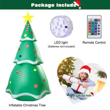 Load image into Gallery viewer, 7 FT Inflatable Christmas Tree, Christmas Inflatables Outdoor Decorations, Blow Up Inflatable Christmas Yard Decorations, Bright LED Lights with 4 Lighting Modes for Christmas Party Decor
