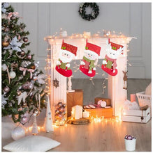 Load image into Gallery viewer, Swtroom 3 Pack 18'' Christmas Stockings Decor with 3D Santa Claus Snowman Reindeer Socks for Xmas Decor Party Gifts
