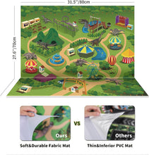 Load image into Gallery viewer, Dinosaur Toys with Play Mat &amp; Trees for Toddlers, Realistic Jurassic Dinosaur Figures to Create a Dino World Includes 9 Kinds of Dinosaurs, Gift for Toddlers Boys &amp; Girls (Age 3+)
