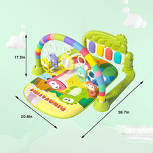 Load image into Gallery viewer, Baby Gym Play Mat Kick Play Piano Gym with Musical Tummy Time Mat Activity Center for Newborn Infants
