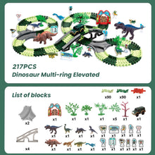Load image into Gallery viewer, Dinosaur Toys Race Track Set to Create a Race Car Track Dino World,Christmas Birthday Gift for Kids Age 3+
