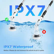 Load image into Gallery viewer, Electric Spin Scrubber, 2024 upgraded Bathroom Cleaner, Power Shower Cleaning Brush with Extendable Handle &amp; 4 Brush Heads, Shower Scrubber for Bathtub Tile Grout Kitchen Window and Floor
