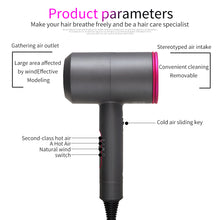 Load image into Gallery viewer, MOVSOU 1800W Professional Hair Dryer with Diffuser Ionic Conditioning - Powerful, Fast Hairdryer Blow Dryer,AC Motor Heat Hot and Cold Wind Constant Temperature Hair Care Without Damaging Hair
