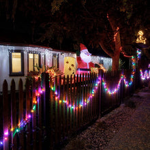 Load image into Gallery viewer, Christmas String Lights Twinkle Cluster Lights 82Ft 200Led 8 Modes Timer Memory Function for Christmas Party Garden Multicolor

