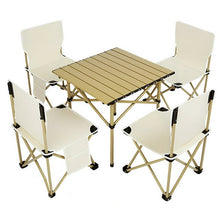 Load image into Gallery viewer, Folding Camping Table, Beach Table for Sand, Foldable Side Table, Foldable Portable Camping Table, Folding Camp Table Camping Folding Table Small Camping Table Aluminum Foldable Camping Table Portable
