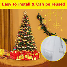 Load image into Gallery viewer, Christmas Tree Skirt Tree Skirt White Tree Skirt for Christmas Tree Decorations Plush Skirt for Merry Christmas Party Christmas Tree Decoration Merry Christmas Tree Skirt Collar 36 inch
