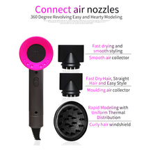 Load image into Gallery viewer, MOVSOU 1800W Professional Hair Dryer with Diffuser Ionic Conditioning - Powerful, Fast Hairdryer Blow Dryer,AC Motor Heat Hot and Cold Wind Constant Temperature Hair Care Without Damaging Hair
