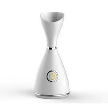 Load image into Gallery viewer, Facial Steamer Personal Vaporizer Touch switch Warm Cold Mist for Moisturizing Home Humidifier Portable Home Skin Spa Steamers Ideal Gift White
