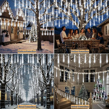 Load image into Gallery viewer, Christmas Lights Outdoor, Icicle String Light 8 Tubes 192LEDs for Xmas Tree Christmas Decorations Party Wedding Holiday Yard, Cool White
