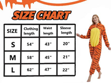 Load image into Gallery viewer, Adult Onesie Tiger Sleepwear Animal Cartoon Costume and Teens Pajamas Unisex Christmas Halloween Cosplay
