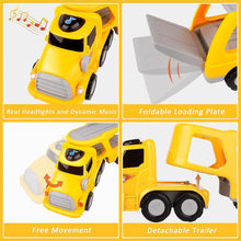 Load image into Gallery viewer, Funsmile Kids Toys Car for Boys Boy Toy Trucks 6 in 1 Carrier Vehicle Transport Toys Birthday Party Boy Gifts for Kids
