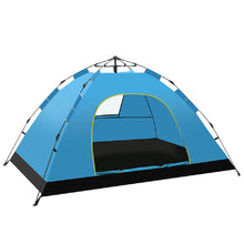 Load image into Gallery viewer, Aedavey Camping Tent 2 Person Automatic Pop Up Instant Tent Waterproof Windproof Portable 7&#39; x 5&#39; x 50&quot; Blue
