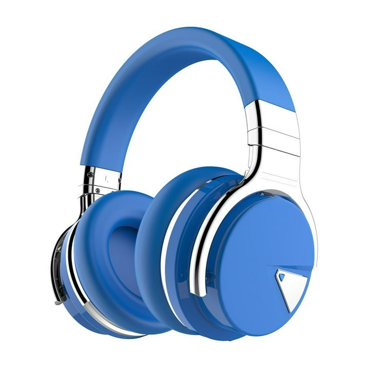 COWIN Bluetooth Noise-Canceling Over-Ear Headphones, Blue, e7anc
