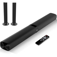 Load image into Gallery viewer, COWIN Sound Bar for TV, 2-in-1 Detachable Soundbar with Auto Volume Boost, TV Speakers with 3 EQ Modes, Bluetooth 5.3/ARC/Opt/AUX Connection for PC/Gaming/Projectors
