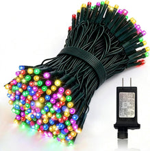 Load image into Gallery viewer, Christmas String Lights Twinkle Cluster Lights 82Ft 200Led 8 Modes Timer Memory Function for Christmas Party Garden Multicolor
