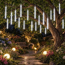 Load image into Gallery viewer, Christmas Lights Outdoor, Icicle String Light 8 Tubes 192LEDs for Xmas Tree Christmas Decorations Party Wedding Holiday Yard, Cool White
