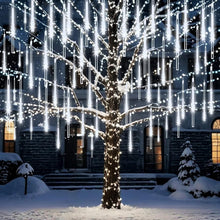 Load image into Gallery viewer, Christmas Lights Outdoor, Icicle String Light 32 Tubes 768LEDs for Xmas Tree Christmas Decorations Party Wedding Holiday Yard, Cool White
