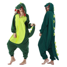 Load image into Gallery viewer, Funsmile Dinosaur Onesies Animal Women/Men Pajamas Adult Costume Cosplay Sleepwear Unisex Onesie for Home Christmas Halloween

