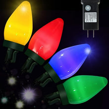 Load image into Gallery viewer, Multicolor Christmas Lights Colorful Christmas String Lights 32.8FT Vintage Christmas Lights Bulbs For Christmas Home Party Patio
