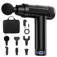 Load image into Gallery viewer, Massage Gun, Muscle Massage Gun Deep Tissue for Athletes, Handheld Electric Muscle Massager, High Intensity Percussion Massage Device for Pain Relief with 6 Attachments &amp; 30 Speed
