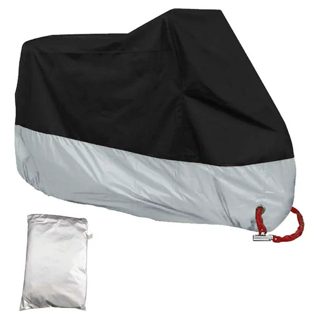 Motorcycle Cover, Waterproof Motorcycle Cover All Weather Outdoor Protection,Oxford Durable & Tear Proof, Fit for Length 96