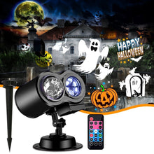 Load image into Gallery viewer, Movsou  2026 Upgraded Halloween Projector, 8 Patterns (Ocean Wave &amp; Patterns), 8 Theme Holiday Projector with Remote for Halloween,Christmas,Ha
