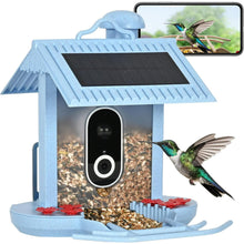 Load image into Gallery viewer, Smart Bird Feeder with Camera, Auto Capture AI Identify 10000+ Species, 1080P Outdoor Feeder Cam for Outside, Idea Gift for Bird Watching &amp; Bird Lover
