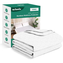 Load image into Gallery viewer, Waterproof Mattress Protector King Size, Bamboo Mattress Cover Ultra Soft 3D Air Fabric Cooling Breathable Noiseless Deep Pocket(8-18 inch)
