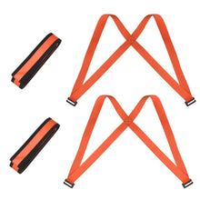 Load image into Gallery viewer, Movsou Moving Straps Lifting Strap for Furniture Appliances Mattresses Heavy Objects up to 500 Pounds 2-Person Furniture Appliances Carrying, Orange
