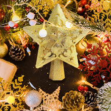 Load image into Gallery viewer, Cowin Christmas Tree Topper Projector, LED Star Tree Topper Light, Glitter Gold Star Topper Projector with Rotating Star Projection for Indoor Christmas Tree Decor, Xmas Decorations
