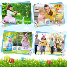 Load image into Gallery viewer, Movsou Easter Bunny Basket Bags for Kids Canvas Eggs Hunt Bag Rabbit Easter Basket for Kids Easter Hunting
